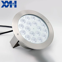 Luz LED Sumergible RGB para Fuentes, Súper Brillante, Alto Lumen, DMX512 RDM, IP68 Impermeable, con Voltaje Seguro para Lagos Profundos y Estanques Grandes
