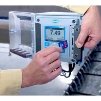 Contrôleur numérique rapide à double canal Hach SC200, analyseur de qualité de l'eau pH 0,0-14,0 avec résolution 240x160