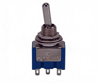 Interruptor de Palanca de 4 Pines 15A ON/OFF, 6A 250V, IP14, Conexión Sólida 3P, Funcionamiento Preciso para Dispositivos Generales
