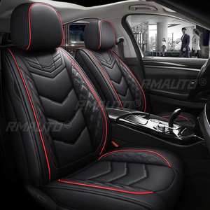 Funda Universal para Asiento de Coche de Cuero PU, Impermeable y Transpirable, Protector de Asientos para la Mayoría de los Coches, Interiores de Coche de Lujo de Alta Gama - Product Image 2