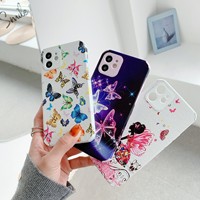 Coque de téléphone portable en cuir à prix bas, design floral, pour iPhone 11 12 13 14 15 16 17 Pro Max, accessoire