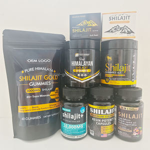 कार्बनिक शिलजीत गुम्मस शुद्ध हिमलयन शिलजीत कैंडी शाकाहारी मस्तिष्क बूस्टर शिलजीत गुम्मस - Product Image 1