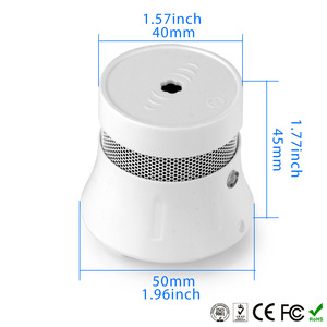 <span class=keywords><strong>Détecteur</strong></span> <span class=keywords><strong>de</strong></span> <span class=keywords><strong>fumée</strong></span> intelligent <span class=keywords><strong>Zigbee</strong></span> pour maison connectée, capteur d'incendie sans fil avec contrôle par application - Product Image 1