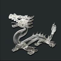 Bouteille de carafe à vin en forme de dragon animal créatif en borosilicate soufflé à la main