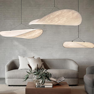 JYLIGHTING E27 Nordic Minimalist Wabi Sabi Araña de seda Led Lámpara colgante para sala de estar Comedor Home <span class=keywords><strong>Deco</strong></span> Loft Luz colgante - Product Image 1