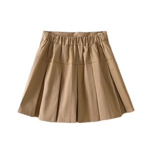 Meisjes School Uniform Geplooide Rokken Kaki Schooluniformen Korte Rok - Product Image 4