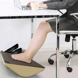 Rocker pijakan kaki OEM furnitur kantor sandaran kaki sudut tinggi dapat diatur plastik ergonomis kantor & rumah Modern ROHS