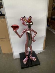 Figura pop <span class=keywords><strong>de</strong></span> <span class=keywords><strong>dibujos</strong></span> <span class=keywords><strong>animados</strong></span> <span class=keywords><strong>de</strong></span> fibra <span class=keywords><strong>de</strong></span> vidrio, estatua <span class=keywords><strong>de</strong></span> <span class=keywords><strong>Pantera</strong></span> <span class=keywords><strong>Rosa</strong></span>, centro comercial personalizado al aire libre, escultura <span class=keywords><strong>de</strong></span> Animal <span class=keywords><strong>Pantera</strong></span> <span class=keywords><strong>Rosa</strong></span> - Product Image 6