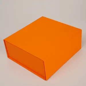 Produsen warna-warni kotak hadiah lipat magnetik mewah dengan tutup magnetik kotak lipat kaku