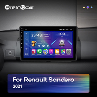 Prelingcar Renault Sandero 2021 años Android 12 Monitor de coche carplay DSP RDS GPS incorporado 2DIN radio reproductor de DVD 5.1HI