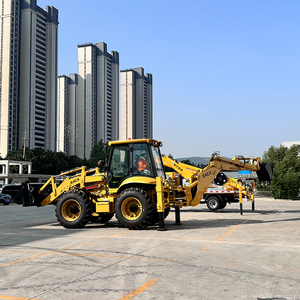 Precio de Fábrica, Mini Cargadora 4x4 con Retroexcavadora, Máquina de Construcción Multifuncional de Alta Resistencia en Venta - Product Image 2