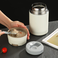 Bouteille isotherme alimentaire droite en acier inoxydable à double paroi sous vide, vierge pour sublimation, vente en gros
