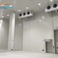 10x20x5m 5 ℃   Chambre froide avec unité de réfrigération, stockage frigorifique commercial, chambre froide industrielle