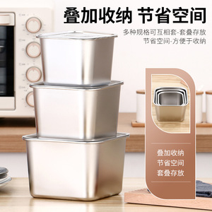 Stainless Steel Condiment Container Square Flip Top Lid Liquid Seasoning <b>Storage</b> <b>Kitchen</b> Grade - Product Image 2