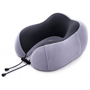 Coussin ergonomique pour le cou imprimé avec logo, idéal comme cadeau - Product Image 1