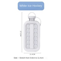 Fabricant de glace pliable pratique et seau à glace combinés avec un moule à boules de glace en silicone pour la maison