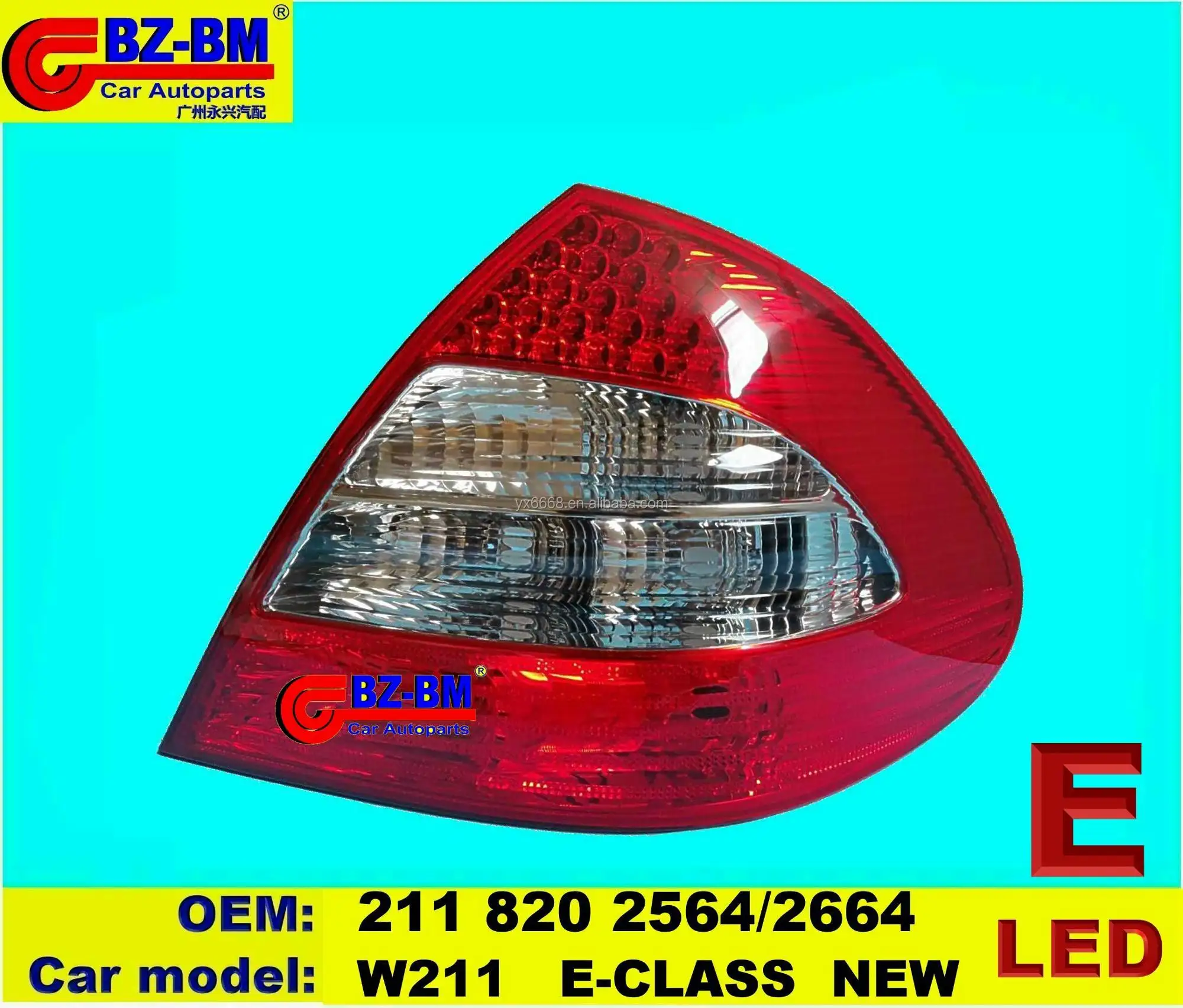 Kuyruk lamba ışığı benz için W211 E sınıfı yeni 2118202564 2118202664