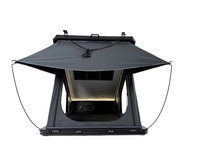 Tente de toit de voiture Remaco en aluminium à coque rigide, imperméable, quatre saisons, double couche, avec charnière externe en X et toit en coin, vente en gros