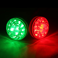 Lampe LED RGB Pixel Cabochon 60MM 16 LED SPI Smart 24V Étanche UCS2903 Haute Qualité pour Manèges et Parcs d'Attractions