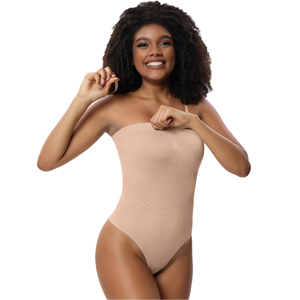 Wholesale Seamless Nylon Bodysuit <b>Shapewear</b> New Style Slimming <b>Camisole</b> Vest Firm Tummy Control Breathable In-Stock Women - Product Image 1
