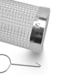 Nuovo Bbq Net Tube Barbecue il più grande cestello per grigliare mai cestello per grigliare in rete metallica in acciaio inossidabile - Product Image 4