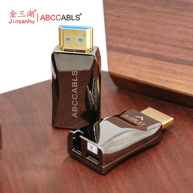 ABCCABLS LC for Adapter 4K 60Hz 2K Compatible for 2.0 Converter USB Charging US Plug for Fiber Optic Transmission Model A5060