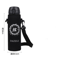 InsulatedHigh-sac à bandoulière en néoprène personnalisé pour l'extérieur, sac à bandoulière réglable pour bouteille d'eau de voyage et de randonnée