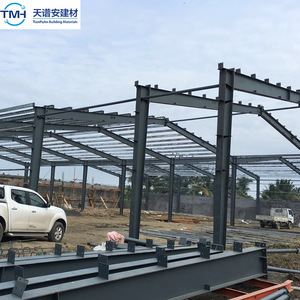 โครงสร้างเหล็กสำเร็จรูป TianPuAn สำหรับงานก่อสร้าง แพลตฟอร์มเหล็ก คานรูปตัว H งานเชื่อมตามมาตรฐาน GB สำหรับที่พักพิงกลางแจ้ง - Product Image 1