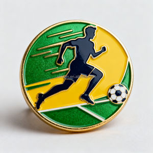 دبابيس معدنية مخصصة بالجملة لنادي كرة القدم الرياضي لعام 2026، شارات ودبابيس مطلية بالمينا - Product Image 6