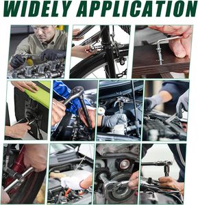 <span class=keywords><strong>52pcs</strong></span> 1/4 "1/2" dụng cụ cầm tay thiết lập ổ cắm thiết lập tự động sửa chữa Metric kim loại Chrome vanadi thép nhà repariring công cụ thiết lập - Product Image 5