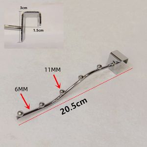 Crochet métallique carré en acier au carbone chromé avec billes en acier - Product Image 4