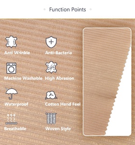 Chống trượt Silicone tráng <span class=keywords><strong>Poly</strong></span> <span class=keywords><strong>Spandex</strong></span> 4-cách co giãn không trượt vải cho thể thao đồ lót mặc thoáng khí đồng bằng Interlock cô gái - Product Image 4