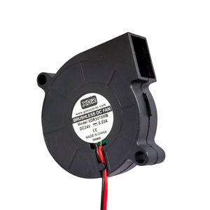 एक्सडीआर 5015 5 वी ब्लोअर डबल बॉल फैन 5v 24v 3 डी प्रिंटिंग प्यूरीफायर फैन, मोटाई: 15 मिमी - Product Image 2