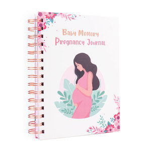 Custom Printing Spiral Pink <strong>Pregnancy</strong> Baby Journal <strong>Planner</strong> <strong>for</strong> Expecting Moms - Product Image 1