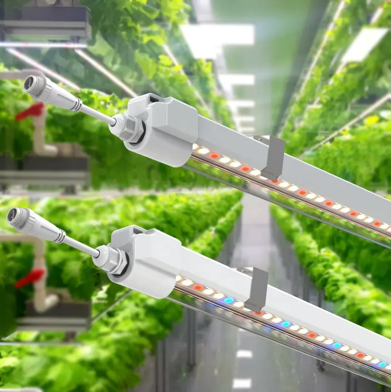 Spectre complet hydroponique horticulture intérieur croissance des plantes bande lampe ip65 20w tube vertical agriculture clone led t5 élèvent la barre lumineuse