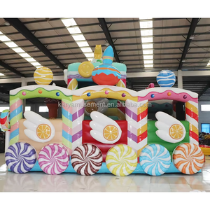 Vente en gros Bonbonnière de qualité commerciale Videur gonflable Jumping Bouncy Castle Combo Maison gonflable géante pour fille - Product Image 2