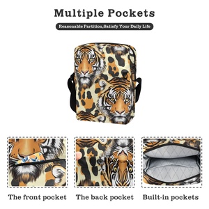 Sacs bandoulière personnalisés en gros, motif tigres, plus résistants, durables, décontractés et tendance - Product Image 2