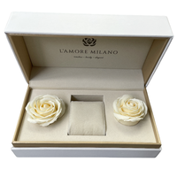 Boîte cadeau de luxe pour montre avec roses éternelles, coffret romantique pour la Saint-Valentin, idéal pour les bijoux féminins
