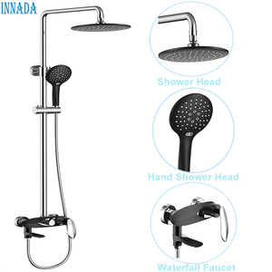 Mélangeur thermostatique de <span class=keywords><strong>douche</strong></span> d'eau chaude et froide intégré de salle de bains moderne - Product Image 5