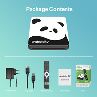 Topleo I96 Panda TV Box Android 16 WiFi 6 BT 5.0 Decodificación de Video 8K Centro Multimedia para el Hogar Smart TV Box Android