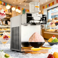 Machine à glace pilée et à neige professionnelle de qualité commerciale, durable, avec une vitesse de production rapide de glace et de neige, pour les restaurants européens