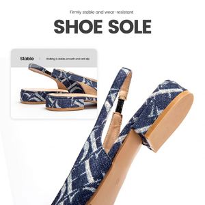 Nouvelles sandales à bout ouvert pour femmes avec bride cheville, design luxe léger, talon bas, pour l'été, les soirées et les voyages - Product Image 2