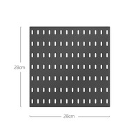Rangement mural avec panneau perforé, organisateur de planches suspendues sans poinçonnage