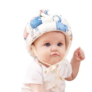 婴儿学步防撞保护帽纯棉婴儿安全保护帽loveryBaby头盔安全