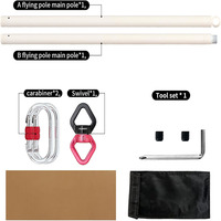 Barre de pole dance réglable pour la maison, en tube d'acier, pour le fitness et le remodelage corporel, kit complet de barre de pole dance pour la maison