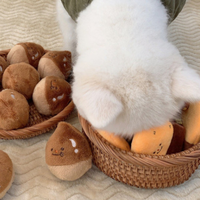 Jouet en peluche de style classique coréen patate douce châtaigne pour chien en coton pour Instagram