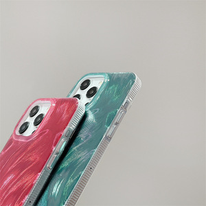 Auroraไล่โทนสีโทรศัพท์ที่มีสีสันสําหรับ<span class=keywords><strong>iPhone</strong></span> 15 14 Pro Max 13 12 <span class=keywords><strong>11</strong></span> เลเซอร์กันกระแทกอะคริลิคสําหรับ<span class=keywords><strong>iPhone</strong></span> 15Pro - Product Image 5