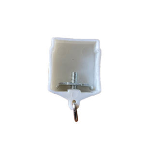 Vente directe usine : Rails de rideaux écologiques de bonne qualité, glisseurs blancs - Product Image 4