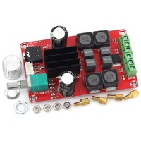Carte d'amplificateur numérique stéréo double canal XH-M189 avec puce TPA3116D2, module d'amplification de puissance 2*50W DC24V à volume réglable