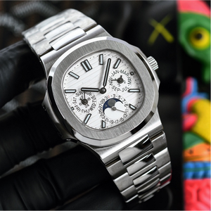 <span class=keywords><strong>Reloj</strong></span> Mecánico Automático de Lujo <span class=keywords><strong>Patek</strong></span> Serie 5740 para Hombre, Multifunción, Resistente al Agua, con Correa de Acero Inoxidable - Product Image 3